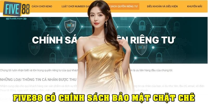 Mọi thành viên tại Five88 đều tuân thủ chính sách bảo mật