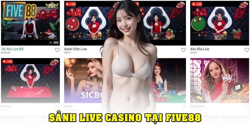 Casino trực tuyến hấp dẫn người dùng tại Five88